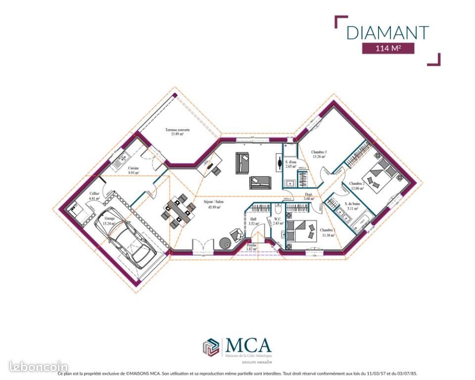 Maison 5 pièces 114 m² - Amou 40330 (image principale 4)