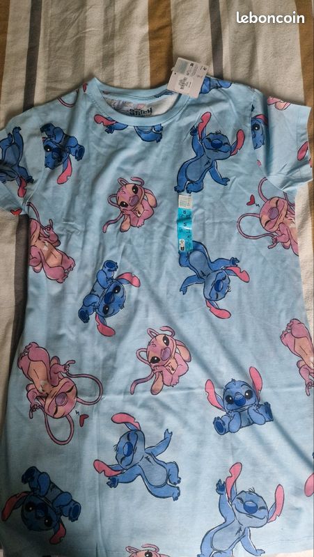 Chemise de nuit stitch neuf taille S (image 1)