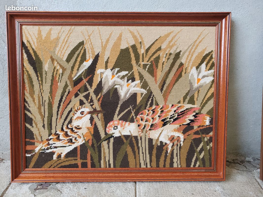 Tableau canevas motif oiseaux (image 1)