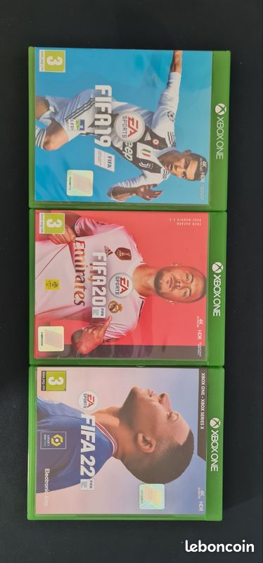 Lots de jeux FIFA : 19, 20 et 22 - Xbox One (image 1)