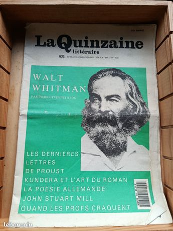La Quinzaine Littéraire N°541 - Du 16 Au 21/10/1989