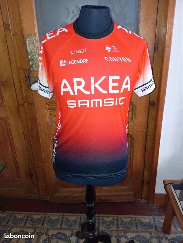 Maillot Cycliste Pro Team Arkéa Samsic - Intersport Taille L, Occasion Homme