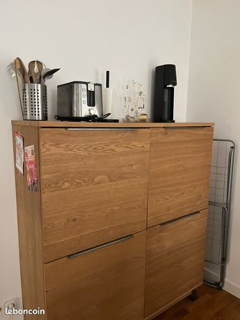 Buffet Vaisselier En Bois Massif – Pin – 192 Cm – Très Bon état