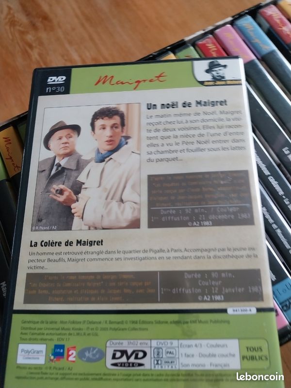 Coffret Maigret Jean Richard (image 9)
