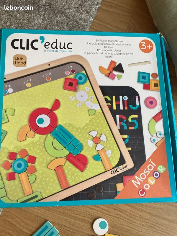 Clic Educ Mosaï color. Jeux aimant bois (image 7)