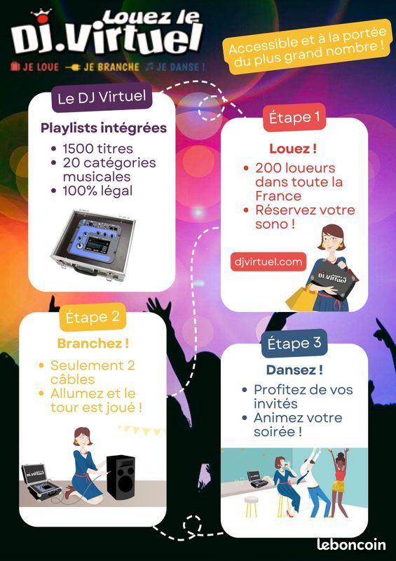 Location de sonorisation avec playlistes intégrées dans le 12 (image 1)