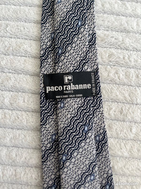 Cravate Paco Rabanne 100% soie (image 6)