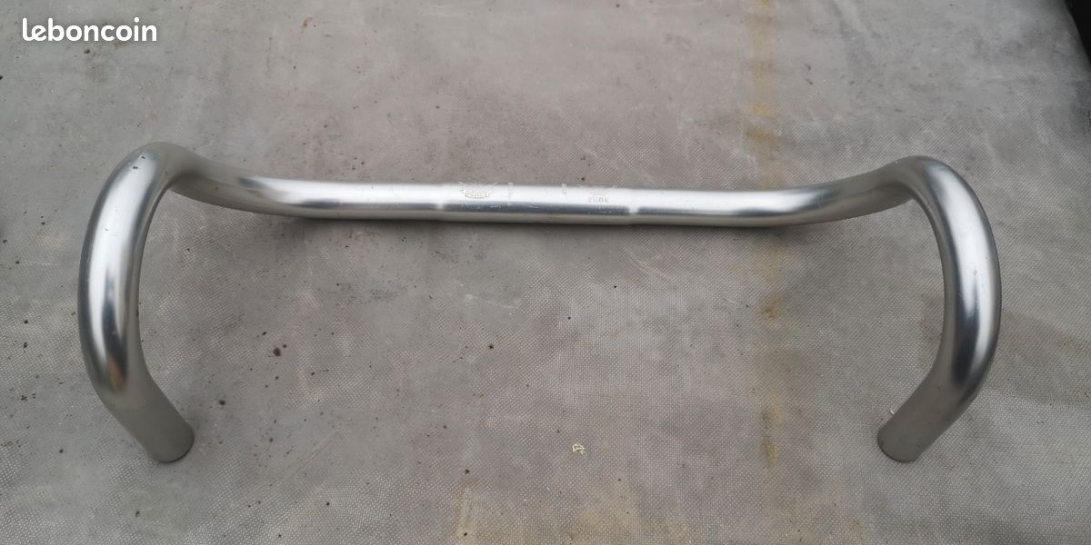 Guidon Vélo Belleri Aluminium Argent - France 1970s - Pour Vélo Route/course