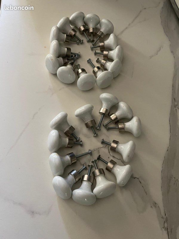 Poignée porcelaine meuble (image 3)
