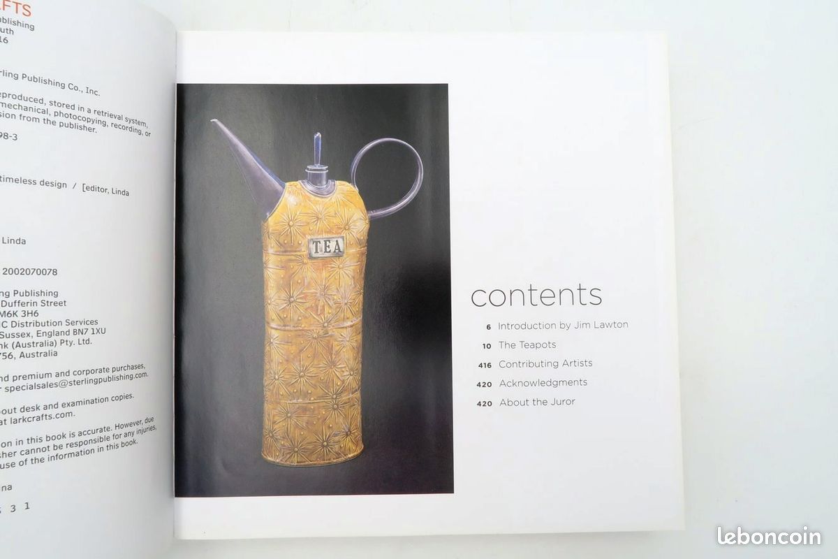 500 théières Volume 2 - Jim Lawton céramique argile teapots (image 3)