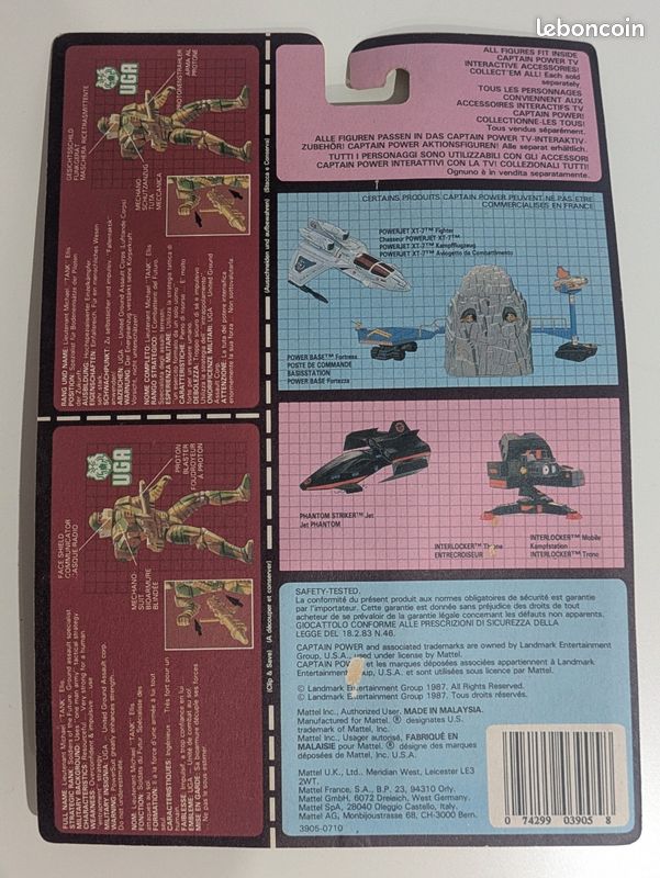 CAPTAIN POWER ELLIS Lieutenant Michael 'Tank' Bandai Jap EUR 75,00 - FR