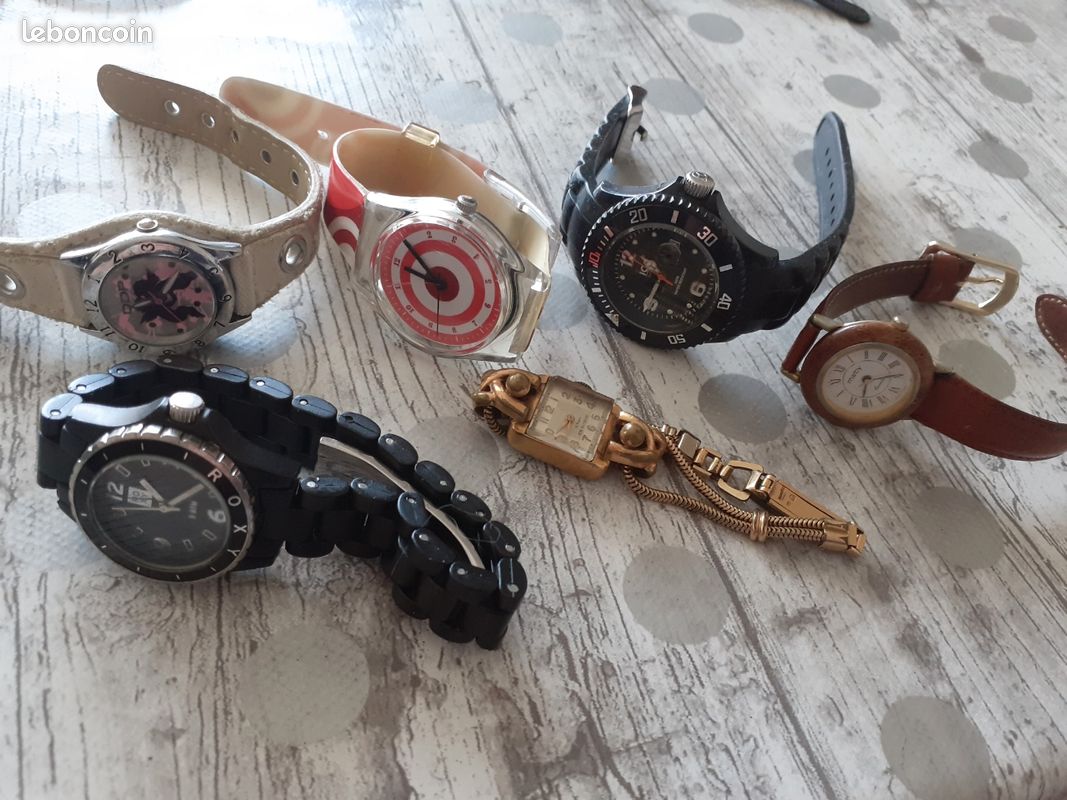 Lot De Pièces Détachées Pour Réparation De Montre – Occasion, état Visible Sur Photos, Pour Horlogers Amateurs