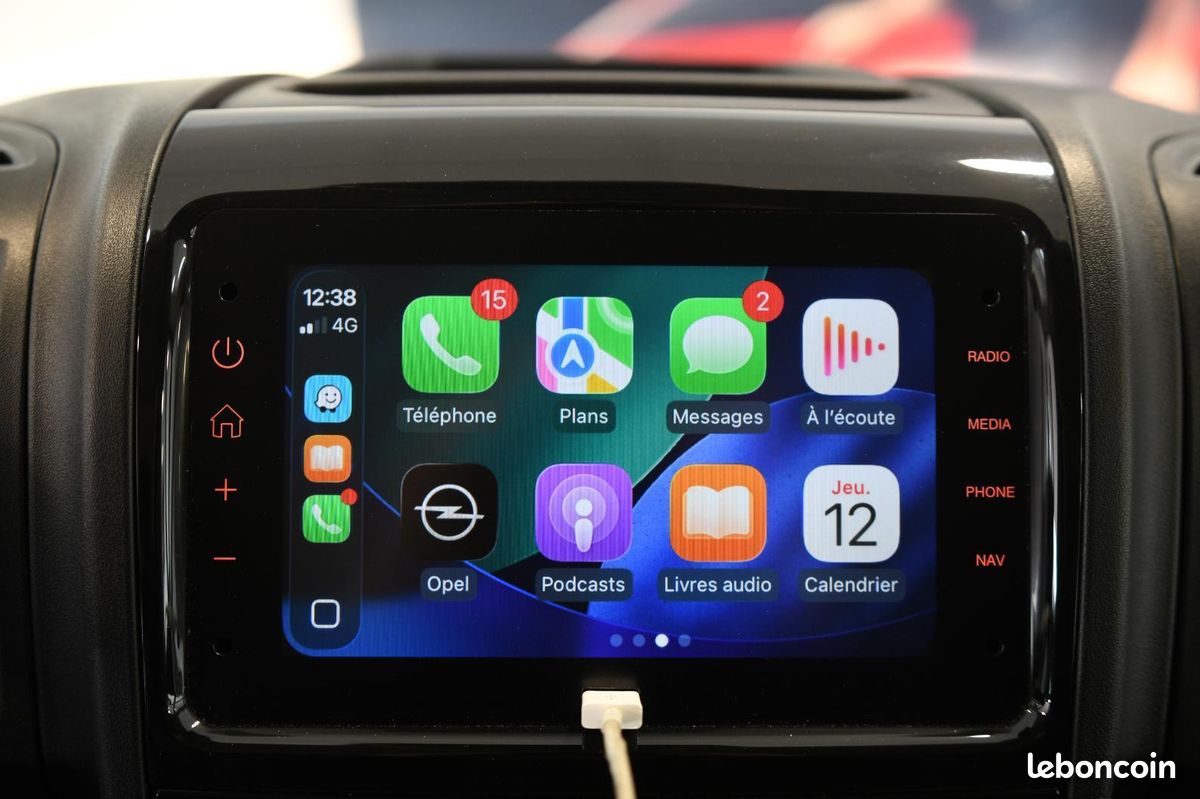 Opel movano fgn 3.5t l3h2 140 blue hdi plancher/camera/carplay (image 15)