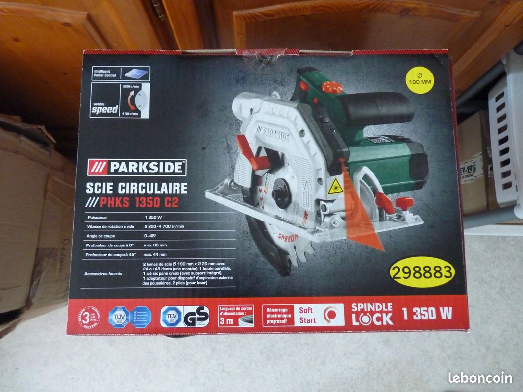 Scie circulaire PHKS 1350 C2, 350 W PARKSIDE (LIDL) Bricolage