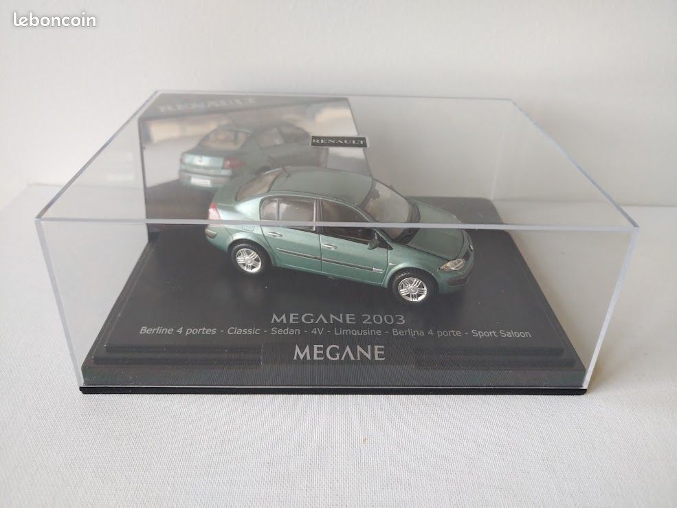 Norev 1/43 - Renault Mégane 2003 Rouge Prototype C84 - Miniature Collection Très Bon état