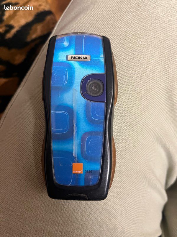Nokia 3220 Orange – Téléphone portable vintage – Batterie incluse (image 2)
