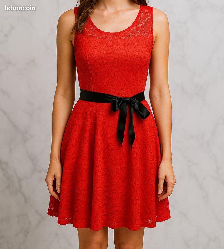 Dentelle Robe Morgan Corail Robe Morgan Bordeau On Sale