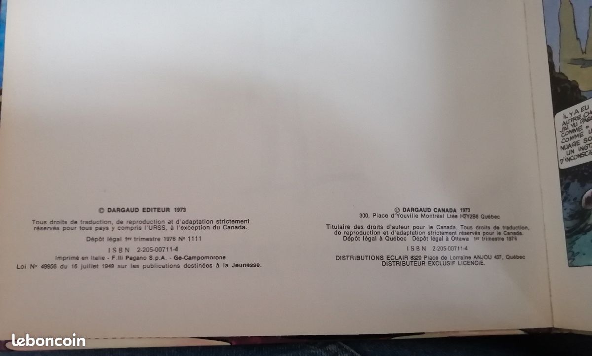 Valérian T5 (réed 1976) Les oiseaux du maître (image 10)