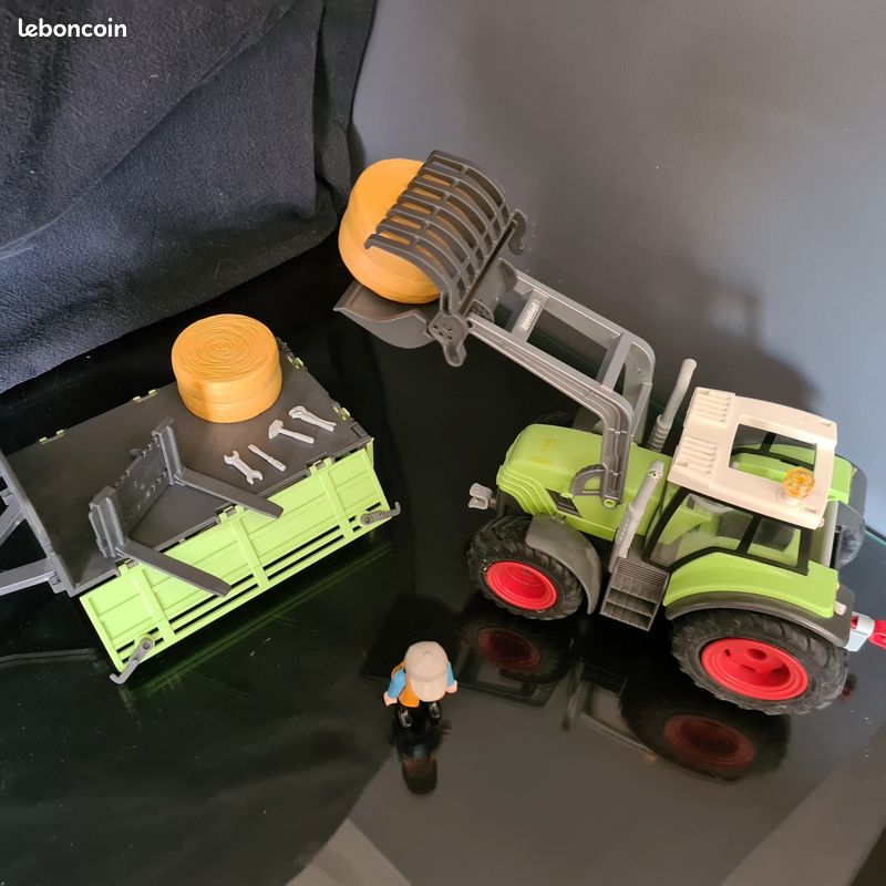 PLAYMOBIL 5121- Grand tracteur avec remorque (image 4)