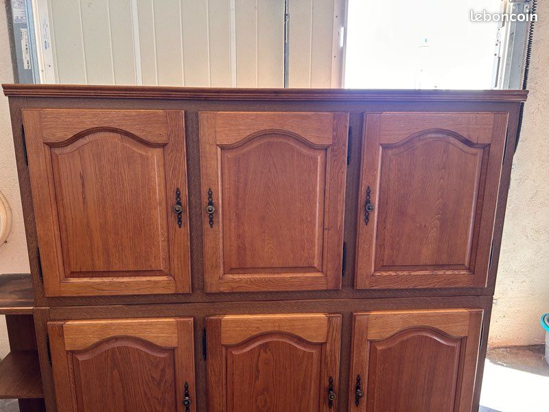 Buffet / meubles en bois – fabrication artisanale – 3 éléments (image 4)