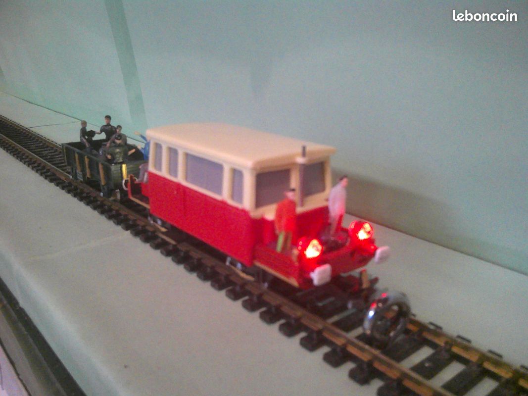 Train électrique - Draisine jouef avec lumière HO / 187 N° 4 (image 1)