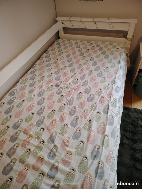 Housse de couette et taie d'oreiller fille (image 1)