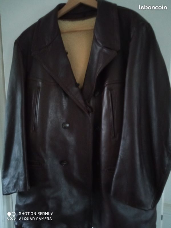 Cuir marron ,très bonne qualité,doublé (image 1)