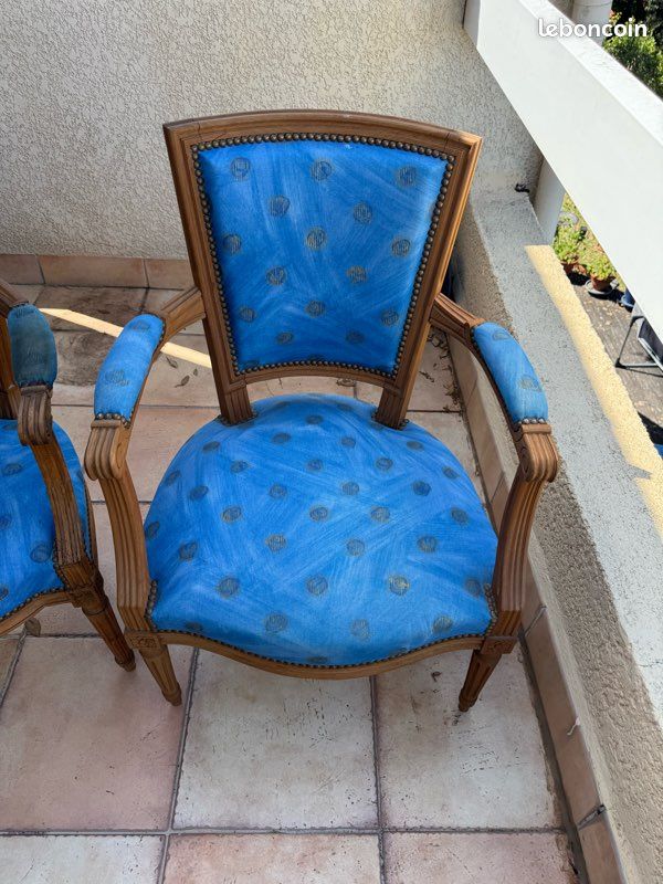 Fauteuil style Louis XVI – à restaurer (image 1)