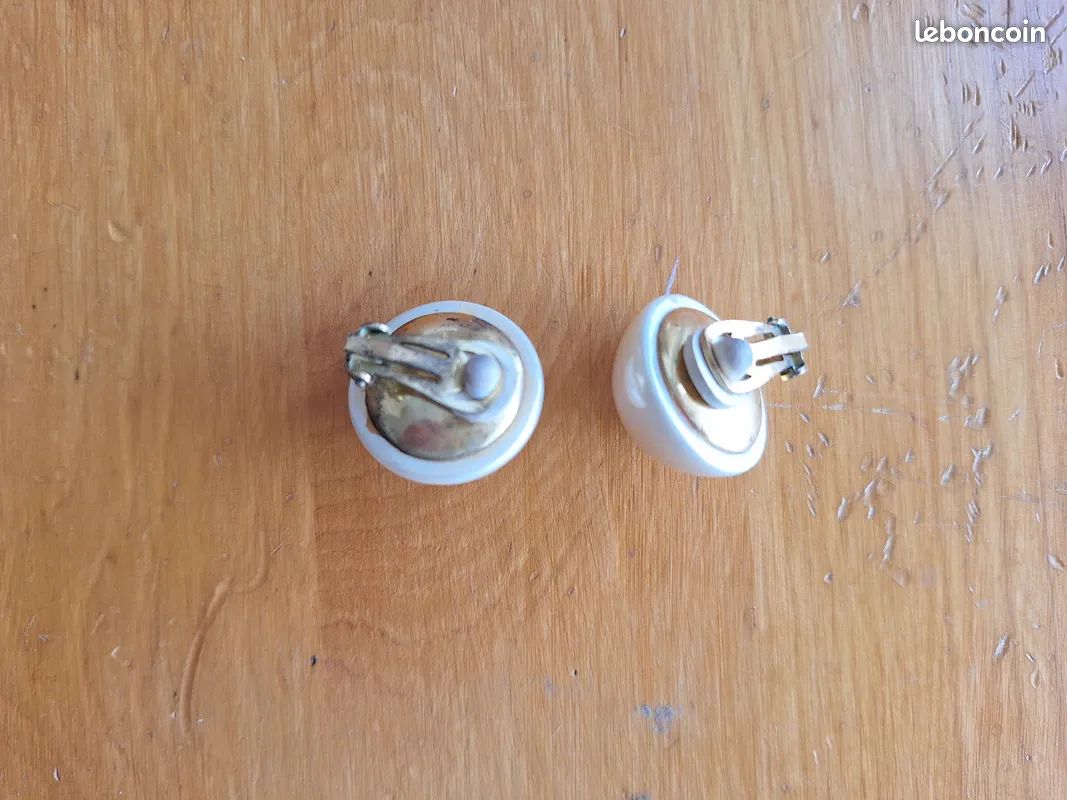 Boucles d'oreilles perles (image 2)