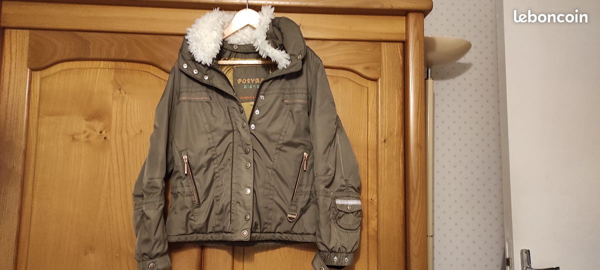 Veste de style parka Chinook kaki pours Homme Veste de style parka Chinook kaki pours Homme