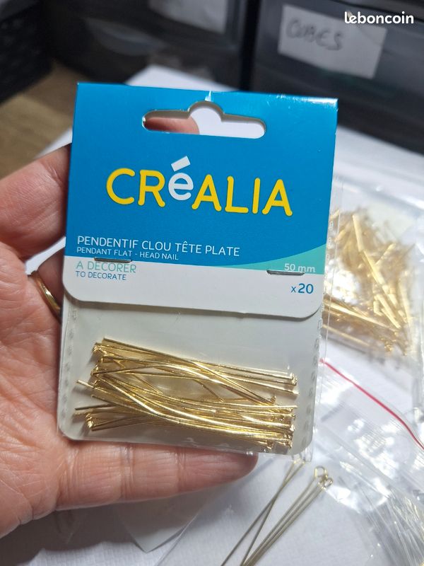 Lot De 1000 Aiguilles à œillets En Inox 304 - 25 X 0,8 Mm, Trou 2 Mm - Neuf, Pour Bijoux DIY