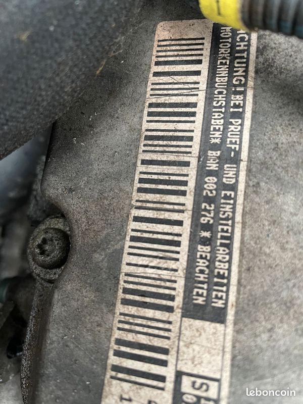 Moteur Volkswagen 6.0 i W12 48V 420cv BAN (image 2)