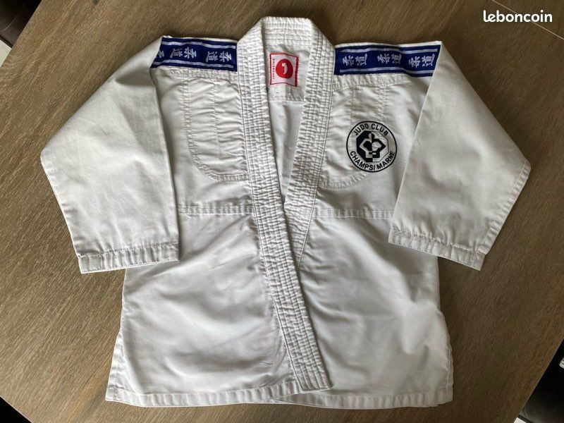 Lot de 2 Kimonos judo enfant 100-120cm (image 1)