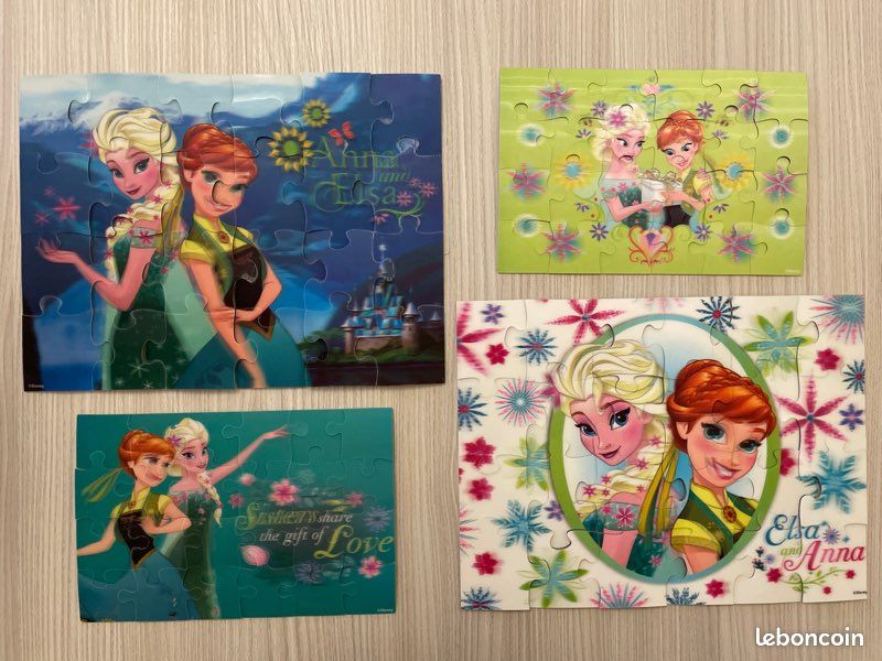 Vend 4 puzzles 3D (image 1)