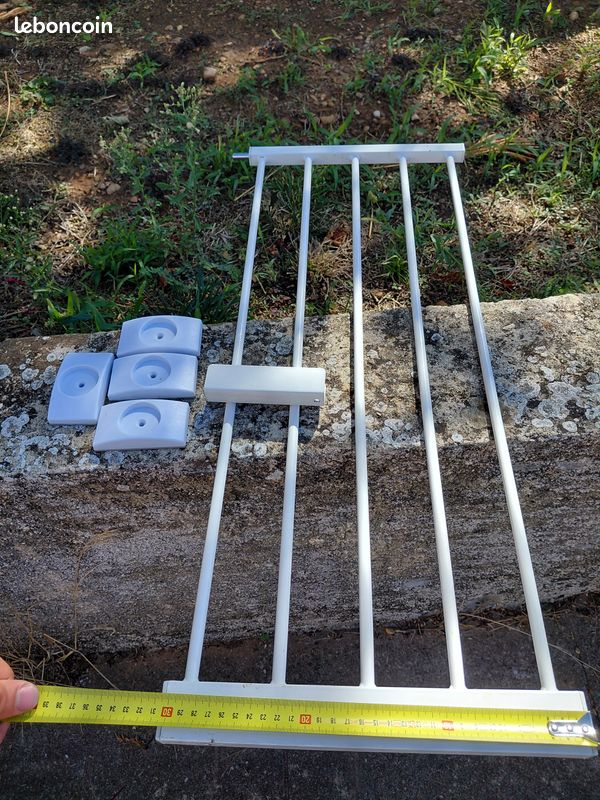 Extension barrière de sécurité - 30 cm avec platine (image 1)