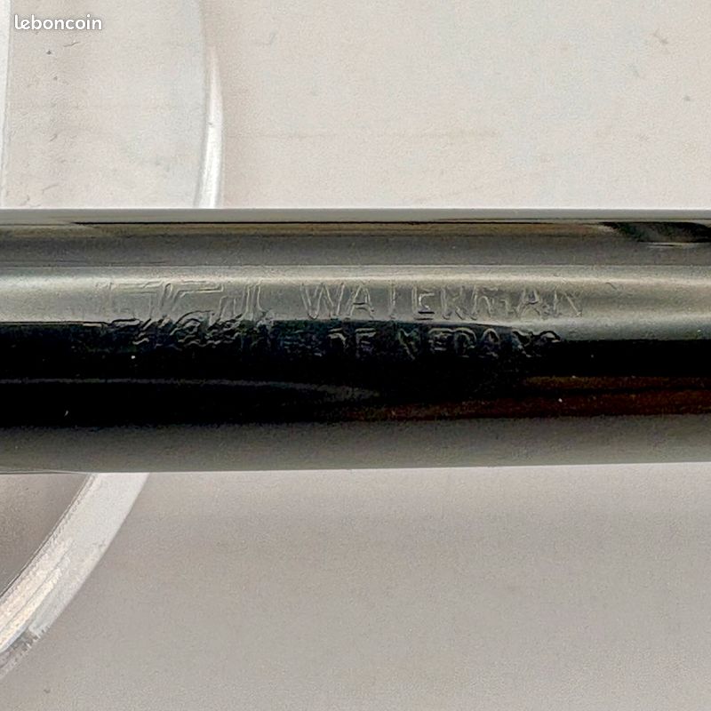 Stylo Plume Waterman Flash Vintage - Parure 2 Pièces Années 1950 - Plume Or - Écrin Inclus