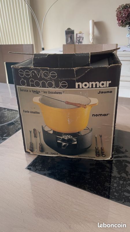 SERVICE À FONDUE Nomar France Caquelon en Fonte Émaillée Vintage EUR 32,00 - FR SERVICE À FONDUE Nomar France Caquelon en Fonte Émaillée Vintage EUR 32,00 - FR