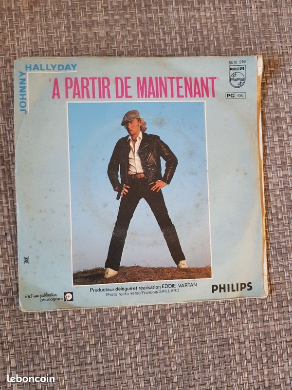 45T Johnny Hallyday A partir de maintenant (image 1)