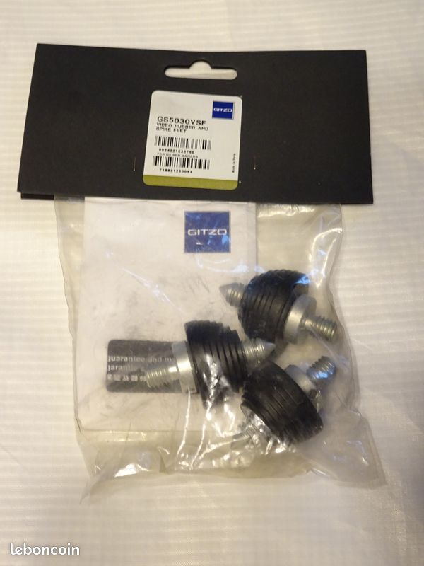 GITZO - Kit de 3 embouts de trépied (ref GS5030VSF) Neuf (image 1)