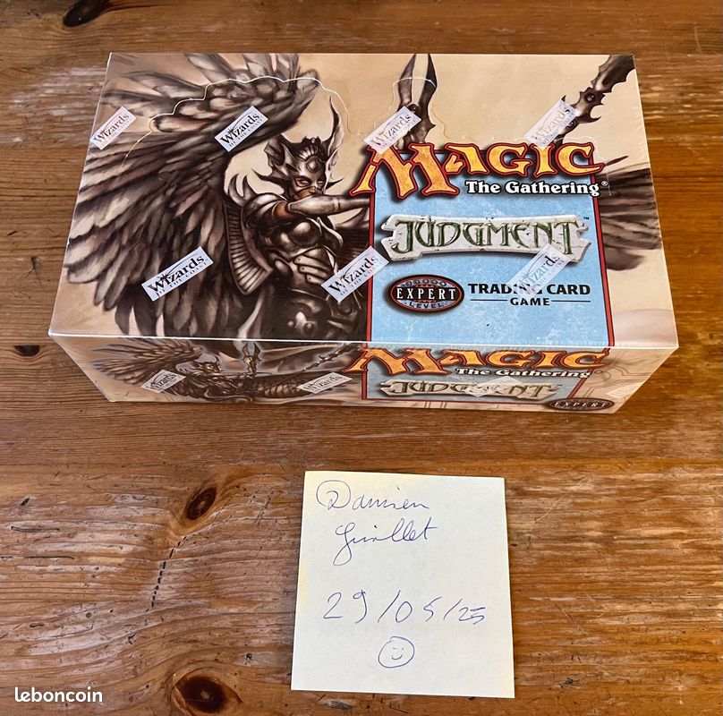 MTG Jugement Judgment bote de booster anglais Magic The Gathering -  Collection