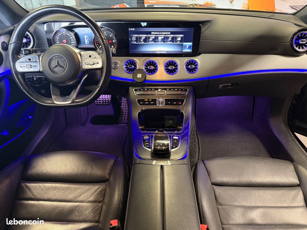 Mercedes-benz classe e coupe 2.0 220 d 195 sport line 9g-tronic bva / régulateur adaptif / sièges chauffants ventilés (image 3)