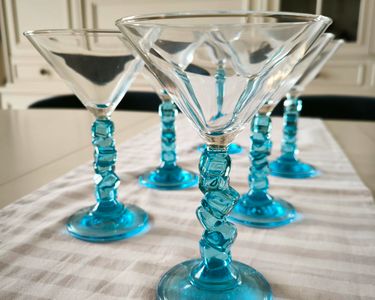 SAINT LOUIS 4 ANCIENS VERRES A APERITIF CRISTAL MODELE MANON 3753 ht 12
