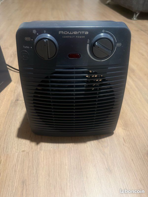 Radiateur soufflant Rowenta Compact Power 2000 W – Chauffage d’appoint (image 1)