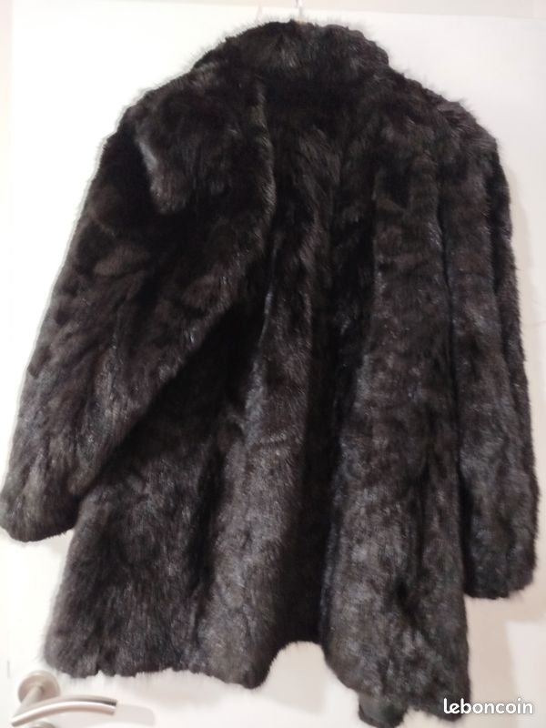 Manteau fourrure vintage Rizal (image 4)
