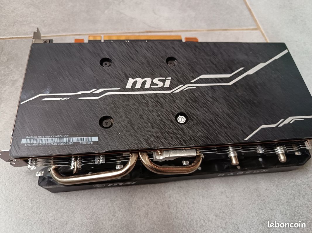 Carte Graphique MSI Radeon RX 5700 XT Mech OC (image 3)