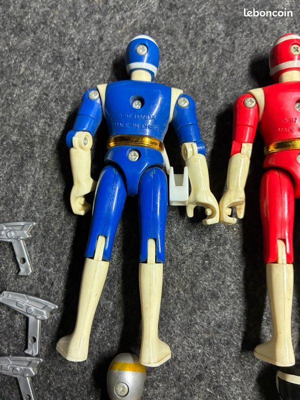 Lot 10 Figurines Power Rangers Années 90 - Bandai - Occasion
