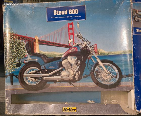 Maquette Moto Aoshima 1/12 NAKED BIKE Ref 17, Honda Steed 600, Neuve, Lot Personnalisé