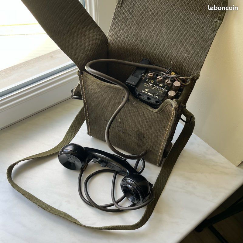 Téléphone de campagne de l’ "U.S. Army Signal Corps" EE-8-B (image 1)