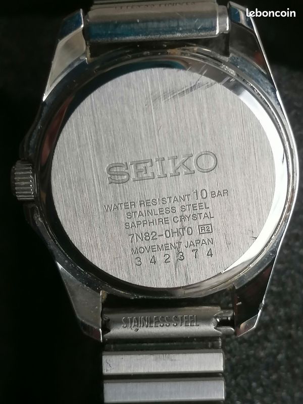 Montre bracelet seiko femme saphire 100m (image 7)