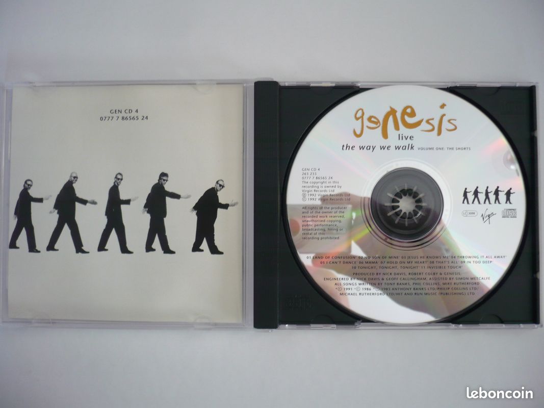 CD GENESIS - The way we walk (Live) (image 3)